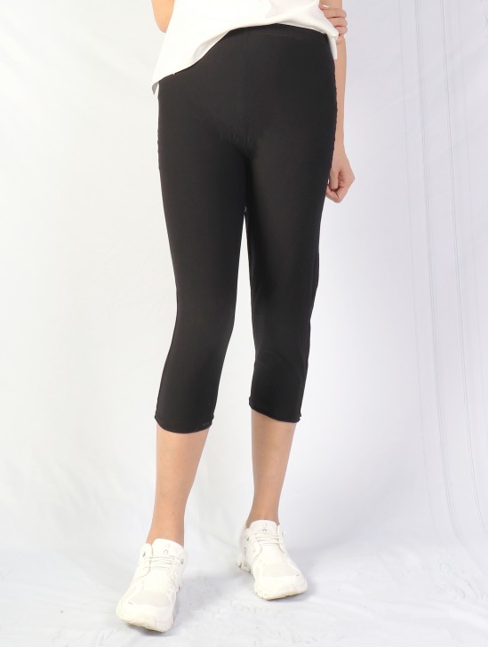 Basic Stretchy Capri Leggings